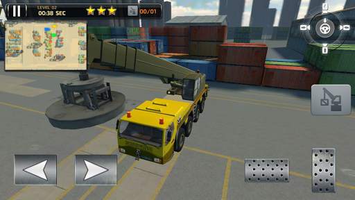 Crane Simulator 3D Parking Games 2017 screenshot 5