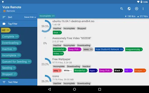Vuze Remote screenshot 13
