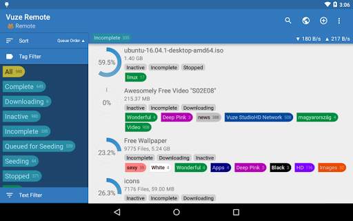 Vuze Remote screenshot 13
