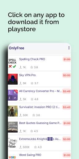 Onlyfree  - Paid Apps Gone Free screenshot 4