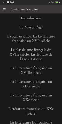 Littérature française screenshot 1