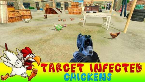 Crazy Chicken Shooting - Angry Chicken Knock Down screenshot 2