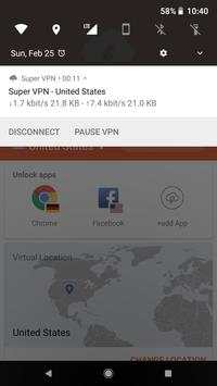 Super VPN PRO screenshot 2