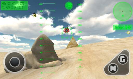 Flight Simulator - F22 Fighter Desert Storm screenshot 2