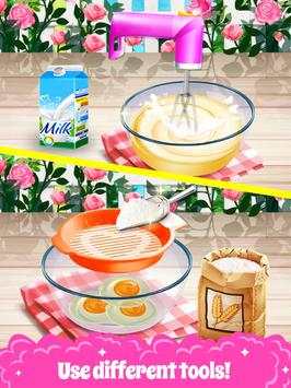Rainbow Unicorn Rose Ice Cream - Cooking Games screenshot 6