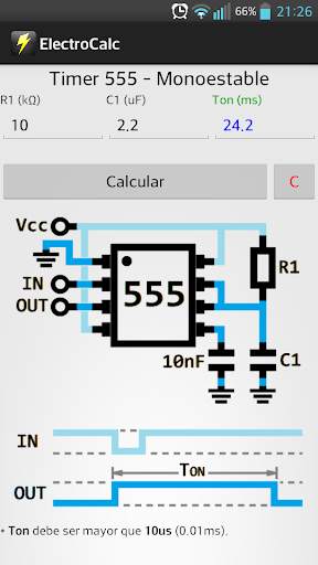ElectroCalc (en español) screenshot 3