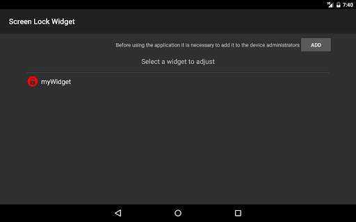 Screen Off (Lock) Widget 11 تصوير الشاشة