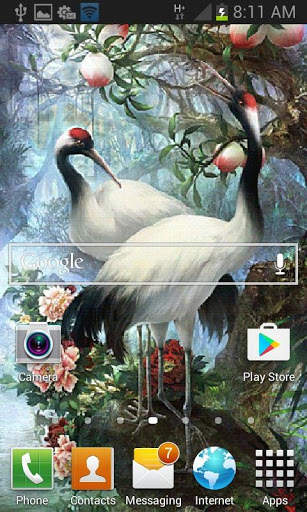 White Birds Live Wallpaper screenshot 3