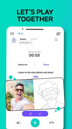 Connecting-1:1 audio chat, when you're bored screenshot 4