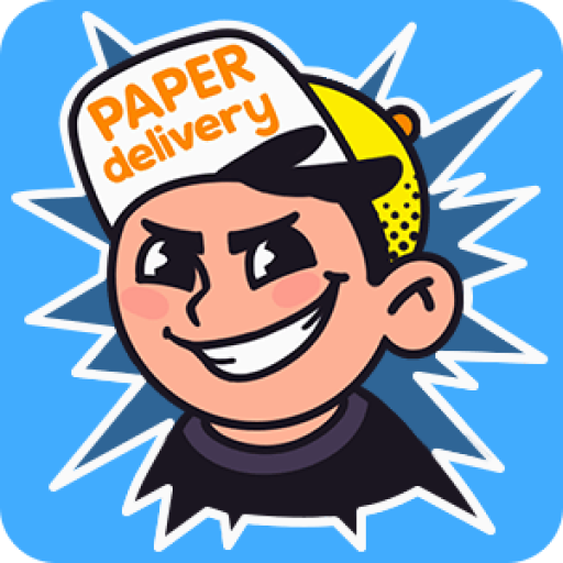Paper Delivery Bike icon