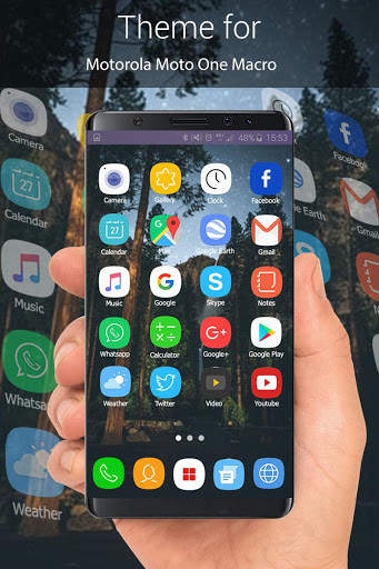 launcher Theme For Motorola Moto One Macro screenshot 4