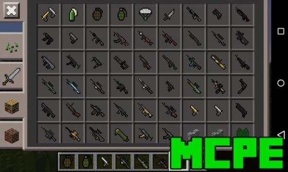 Desno Guns Mod for Minecraft PE screenshot 1