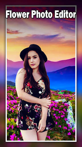 Flower Cut Paste Photo Editor screenshot 1