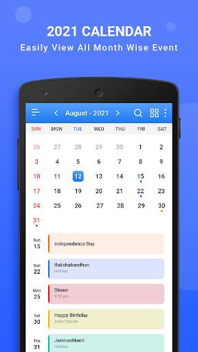 Calendar - Calender app screenshot 2