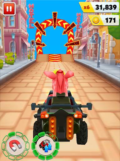 Pony Craft Unicorn Car Racing screenshot 10