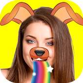Snap photo editor with sticker logo