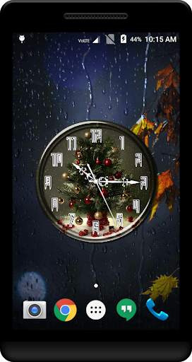 Christmas Clock Live Wallpaper screenshot 1