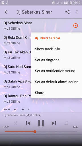 Dj Seberkas Sinar Offline screenshot 5