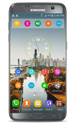 Launcher & Theme Oppo F5 screenshot 2