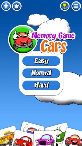 Memory Game Cars स्क्रीनशॉट 1