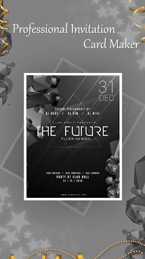 Party Invitation Card Maker 2 تصوير الشاشة