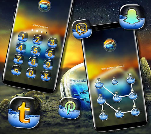 Ocean in Bottle Launcher Theme screenshot 3