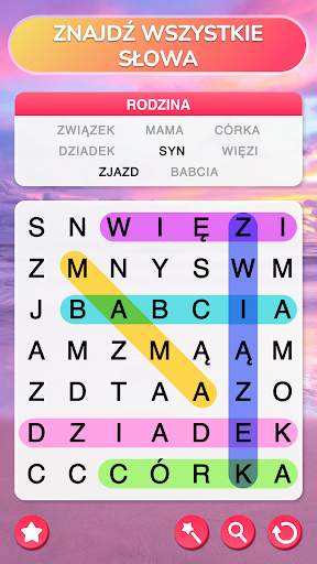 Wykreślanka - Word Search screenshot 1