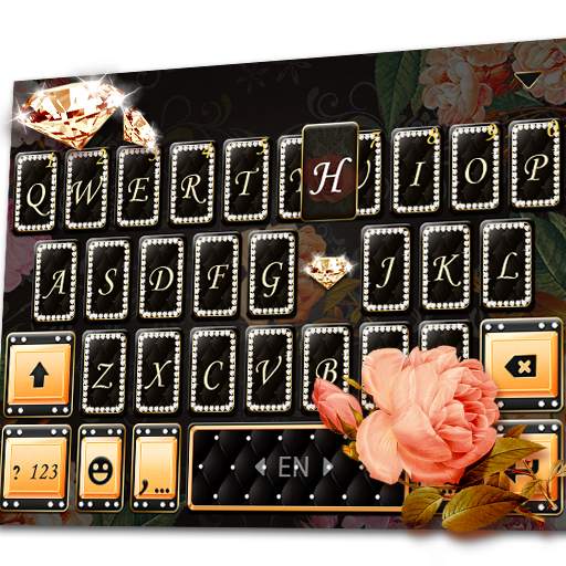Fancy Floral Keyboard Theme 1.0