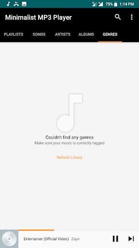 Minimalist MP3 Player - Audio Player screenshot 6