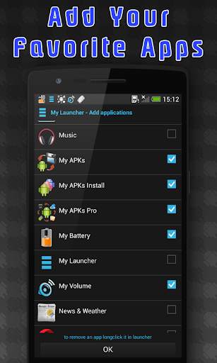 My Launcher - run launch favorite more used apps screenshot 2