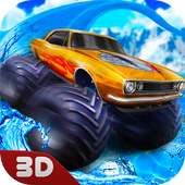 Monster Truck Water Slide Driving Simulator logo