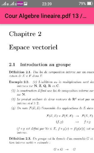 Maths: linear algebra course screenshot 2