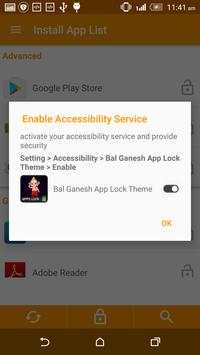Bal Ganesh App Lock Theme screenshot 4