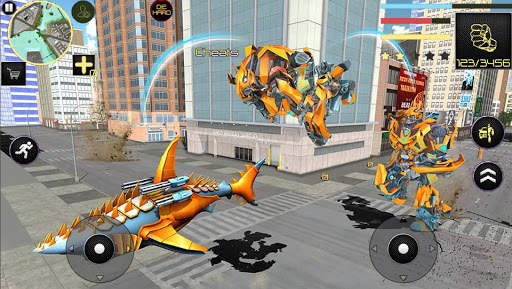 Spider Robot Shark– Shark Robot Transformation screenshot 1