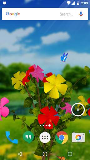 Hibiscus 3D Live Wallpaper screenshot 3
