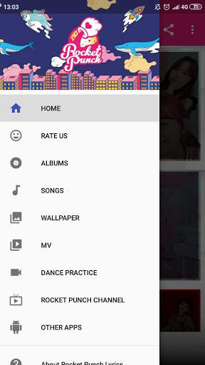 Rocket Punch Lyrics (Offline) screenshot 1