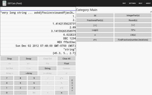 Programmable RPN Calc (Free) скриншот 2