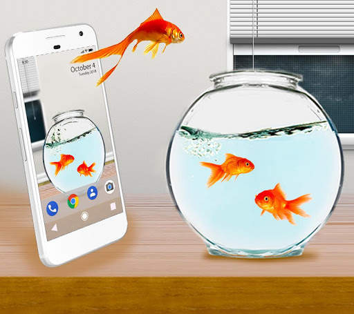 Fish Bathtub APUS Live Wallpaper screenshot 1