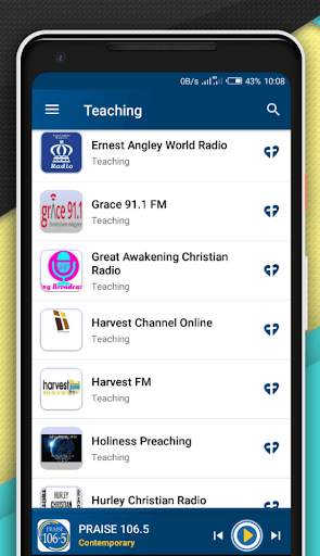 All Christian Radio stations App - Gospel Live screenshot 5