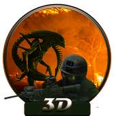 Assault Alien Crush Zone 3D logo