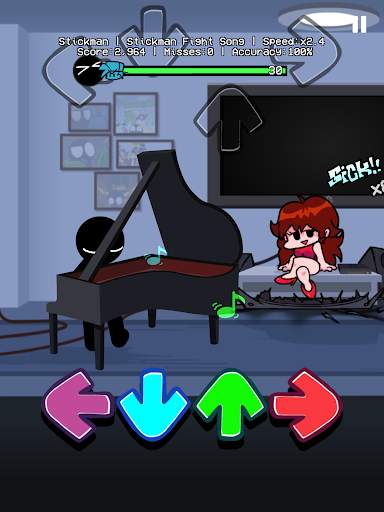 FNF Music Combat Stickman Mod screenshot 10