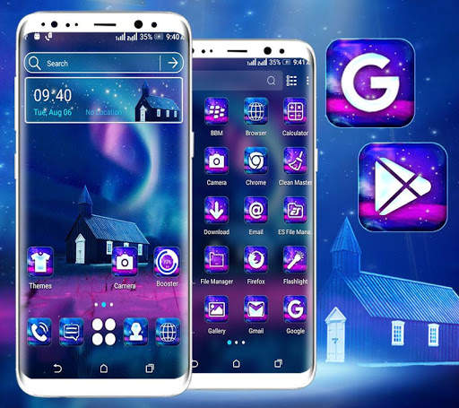 Aurora Dream House Launcher Theme 1 تصوير الشاشة