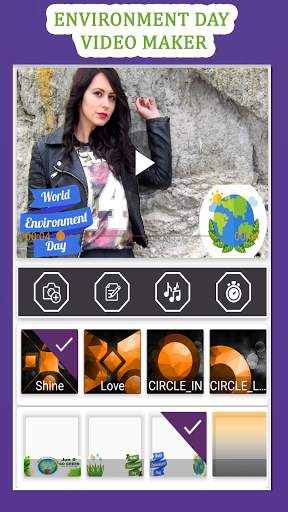 Environment Day Video Maker : Nature Photo Video screenshot 1