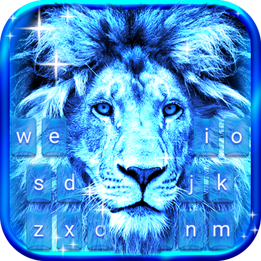 Neon Lion Keyboard &amp; Wallpaper icon