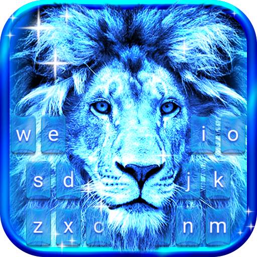 Neon Lion Keyboard & Wallpaper 5.9.63