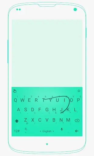 Greeny Theme for TouchPal screenshot 1