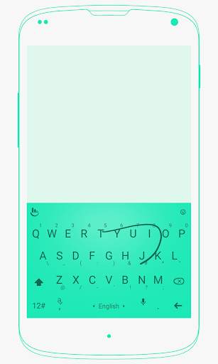 Greeny Theme for TouchPal screenshot 1