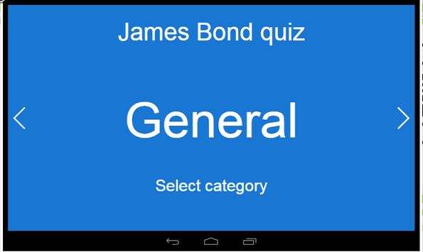James Bond quiz screenshot 3