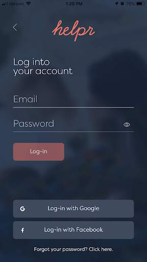 Helpr screenshot 2