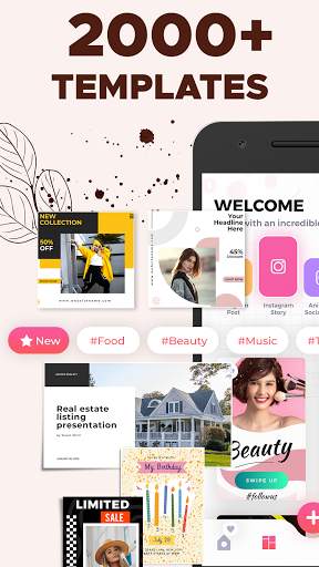 Graphics Design Templates, Social Media Post Maker screenshot 1